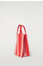 Mini Stripes Tote Bag Pink/orange/stripes - Image 4