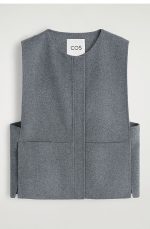 Wool Vest Gray - Image 4