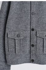 Wool Jacket Gray - Image 4