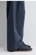 Leather Patchwork Desun Shoes Sneakers Steel Blue - Image 2