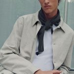 Cashmere Triangle Scarf Green