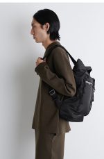 Nylon Backpack Black - Image 3