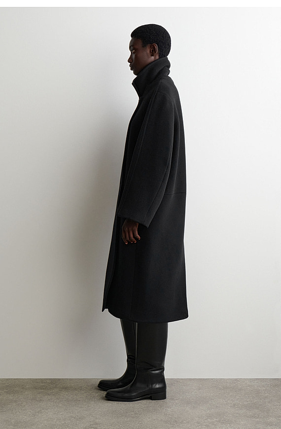 O1CN01kIATpQ1u7vvDoulLp_!!4101595991 Wool Coat Black - Image 1