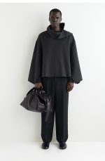 Leather Bowling Bag Brown