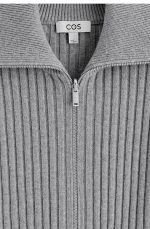 Knitted Jacket Gray - Image 4