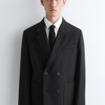 Wool Blend Tie Black