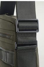 Nylon Messenger Bag Green - Image 4