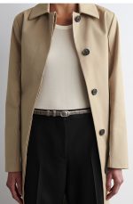 Imitation Crocodile Leather Belt Beige - Image 2