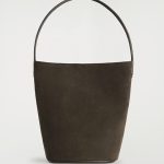 Leather Tote Bag Dark Brown