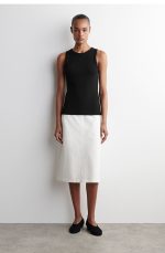 Suede Thick Low Slant Heel Ballet Shoes Black