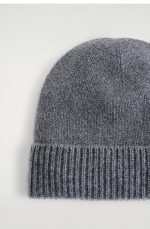 Neutral And With Cashmere Knitted Folding Cap - Image 4