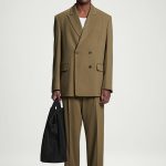 Leather Cross Strap Woven Sandals Dark Brown