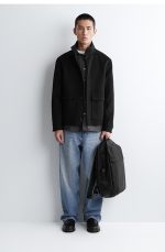 Lightweight Nylon Backpack Black - Image 2