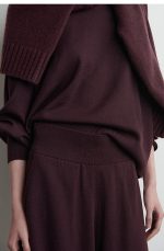 Wool Barrel Pants Red - Image 2