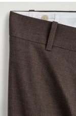 Wool Tapered Pants - Image 4