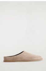 Suede Muller Shoes Beige - Image 3