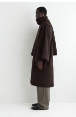 Unisex Loose-fitting Wool Blend Cape For Autumn - Image 2