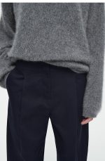 Pleated Pants Navy - Image 2