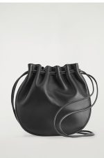 Leather Crossbody Bag Black