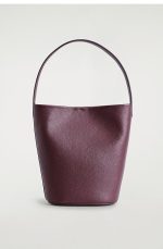 Leather Mini Tote Bag Red
