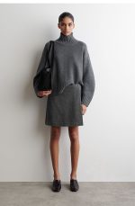 Wool Regular Skirt