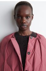 Quilted Jacket Red - Image 3