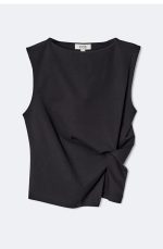Pleated Vest Black - Image 4