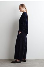 Corduroy Pants Navy - Image 2