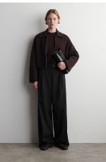 Collared Jacket Brown - Image 2