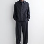 Wool Tapered Trousers