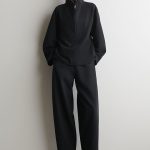 Wide-Leg Pants Black