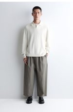 Cotton Trousers Gray