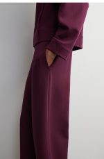 Barrel Pants Burgundy - Image 3