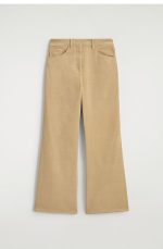 Corduroy Straight Pants Beige - Image 4