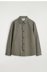 Cotton Shirt Khaki - Image 4