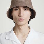 Linen Drawstring Fisherman Hat Flaxen
