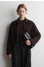 Collared Jacket Brown