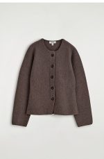 Wool Cardigan Brown - Image 4