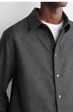 Wool Shirt Gray - Image 3