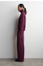 Barrel Pants Burgundy - Image 2