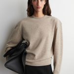 Merino Crew-Neck Sweater Beige
