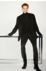 Wool Slim Pants Black