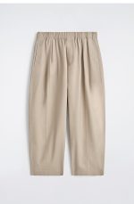 Cotton Trousers Beige - Image 4