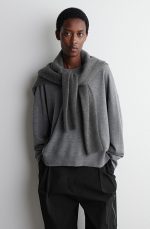 Wool Round-Neck Pullover Gray - Image 2