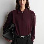 Wool Polo Burgundy