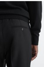 Wool Slim Pants Black - Image 2