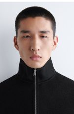 Casual Wool Blend Knitwear Black - Image 3