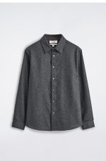 Wool Shirt Gray - Image 4