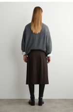 Wool Regular Skirt - Image 3