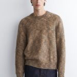 Wool Crew-Neck Sweater Brown